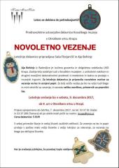 Vabilo na delavnico Novoletno vezenje